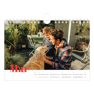 Fotokalender A5 — Et fantastisk år [Mars]