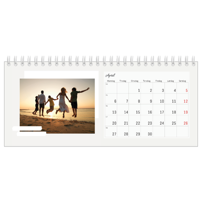 Bordkalendere — Pastellfarger [April]