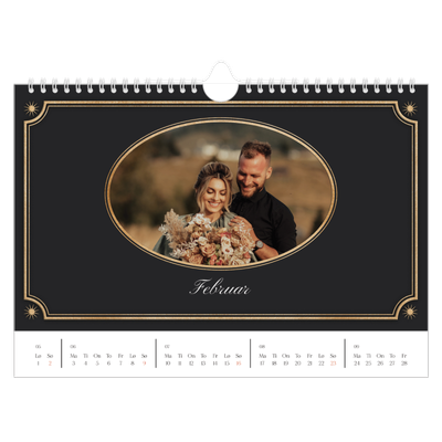 Fotokalender A4 — Vintage klassisk [Februar]