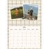 Fotokalender A4 dobbel (30 x 40 cm) — Retro mønstre [April]
