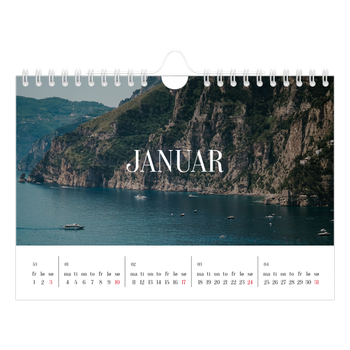 Fotokalender A5 — Endeløs flukt