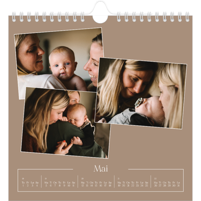 Månedskalender kvadratisk — Våre minner [kalender-forside]