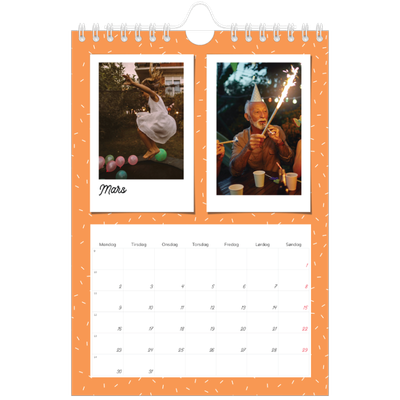 Fotokalender A5 — Fargerike minner [Mars]