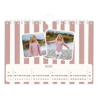 Fotokalender A5 — Retro mønstre [Mars]