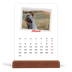 Bordkalender med trestativ - Stående — Signert trykk [kalender-forside]