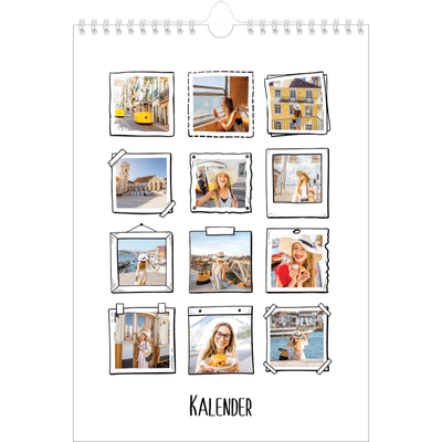 Fotokalender A4 (20 x 30 cm) — Albumøyeblikk [kalender-forside]
