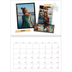 Fotokalender A4 dobbel (30 x 40 cm) — Scrapbook stil [Januar]