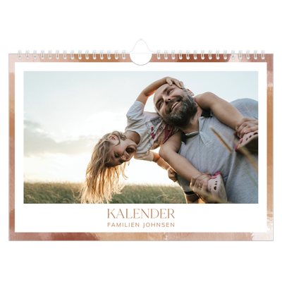 Fotokalender A4 — Penseleffekt [kalender-forside]