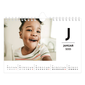 Fotokalender A5 — Bokstav i fokus