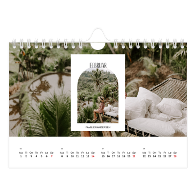 Fotokalender A5 — Den åpne buen [Februar]