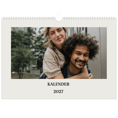 Fotokalender A3 — Simpelt og moderne [kalender-forside]