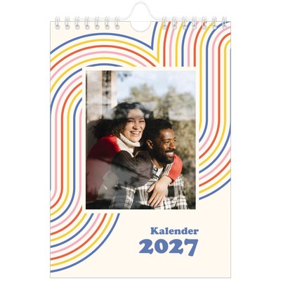 Fotokalender A5 — Retro striper [kalender-forside]