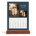 Bordkalender med trestativ - Stående — Skifer & seriffer [Mars]