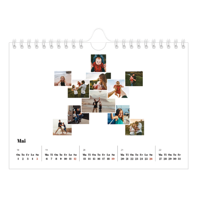 Fotokalender A5 — Collage shapes [kalender-forside]