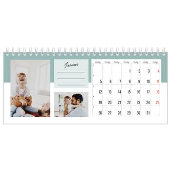 Bordkalender med foto — Kalender med "To do"-liste