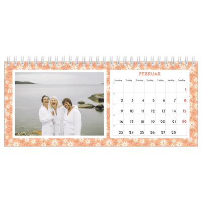 Bordkalendere — Blomstermønster [Februar]