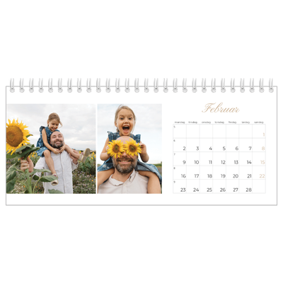 Bordkalendere — Elegant kalender [Februar]