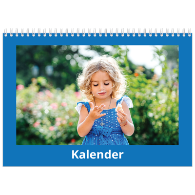 Fotokalender A4 dobbel (30 x 40 cm) — Stilrene farger [kalender-forside]