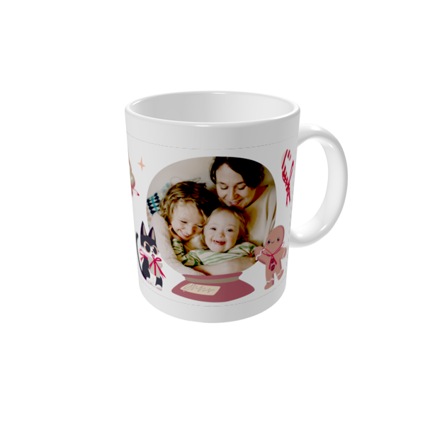 Kopp med bilde — Søt julehilsen