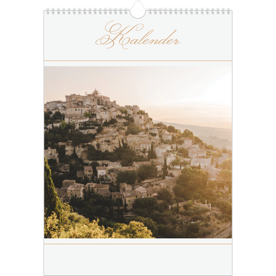 A3 Månedskalender — Elegant gull [kalender-forside]