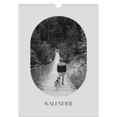 A3 Månedskalender — Den åpne veien [kalender-forside]