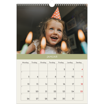 Fotokalender A3 — Pastellkapitler