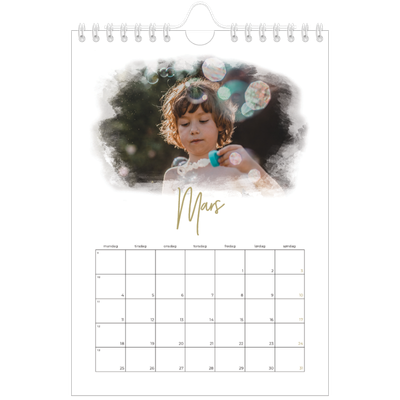 Fotokalender A5 — Diffuse bilderammer [Mars]