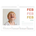 Fotokalender A4 — Fargerike fonter [Februar]