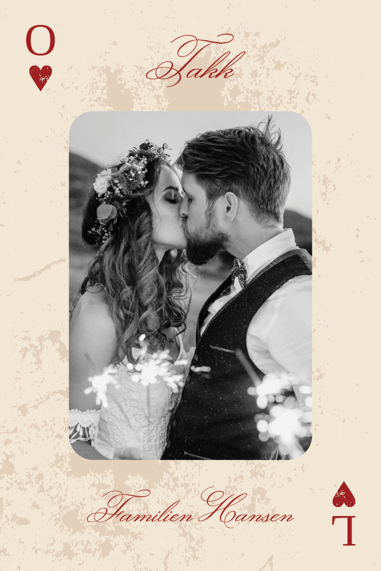 Takkekort — Herter ess