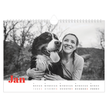 Fotokalender A4 — Et fantastisk år