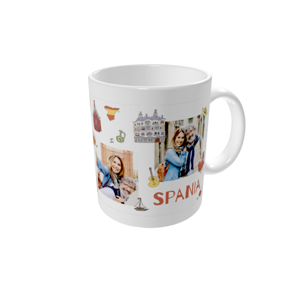 Kopp med bilde — Barcelona tegninger