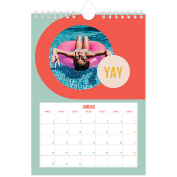Fotokalender A5 — Lyst og vakkert