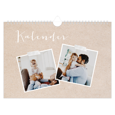 Fotokalender A4 — Scrapbook kalender [kalender-forside]