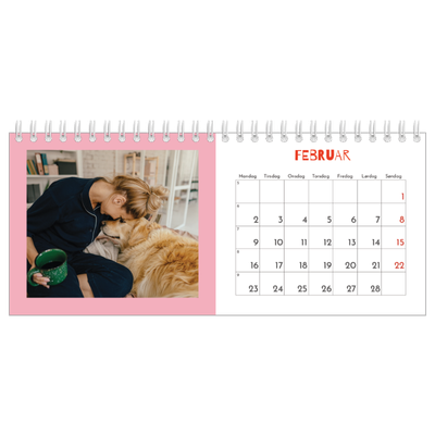 Bordkalendere — Fargerik kalender [Februar]