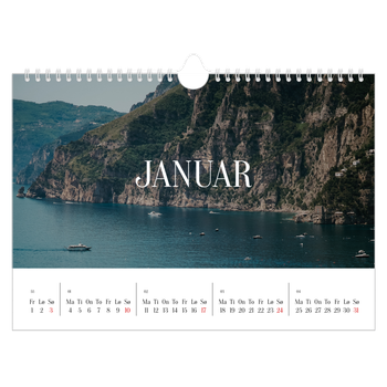 Fotokalender A4 — Endeløs flukt