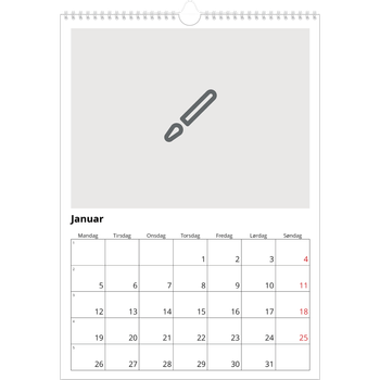 Fotokalender A3 — Design selv