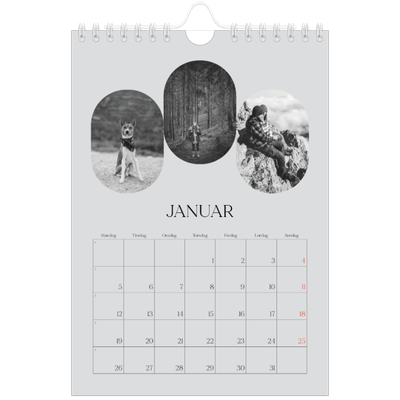 Fotokalender A5 — Den åpne veien [Januar]