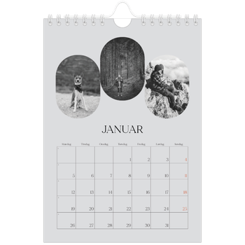 Fotokalender A5 — Den åpne veien