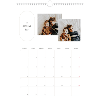 Fotokalender A3 — Planleggeren