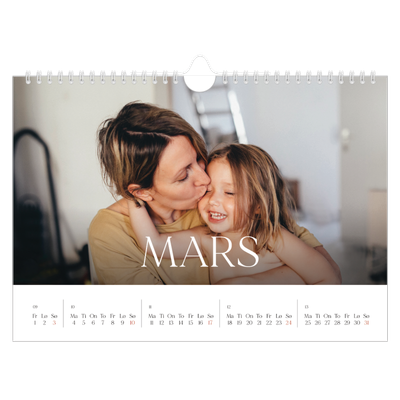 Fotokalender A4 — Tolv store måneder [Mars]