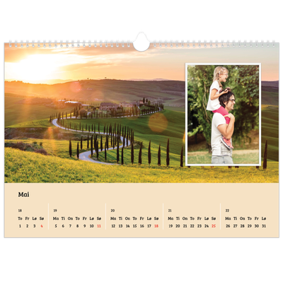 Fotokalender A3 — Fire årstider [kalender-forside]