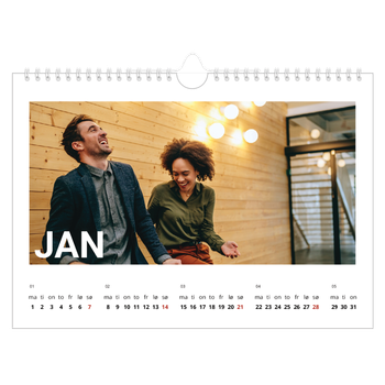 Fotokalender A4 — Stor måned