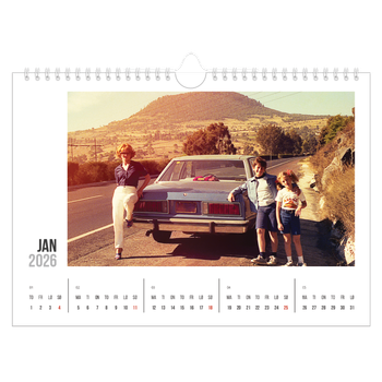 Fotokalender A4 — Forkortet tekst