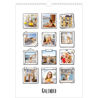 A3 Månedskalender — Albumøyeblikk [kalender-forside]