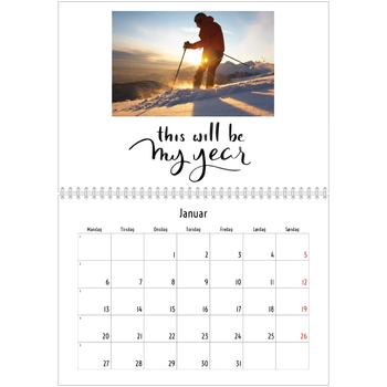 Fotokalender A4 dobbel — Sitater