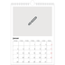 Fotokalender A4 (20 x 30 cm) — Design selv [Januar]