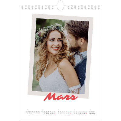 Fotokalender A4 (20 x 30 cm) — Signert trykk [Mars]