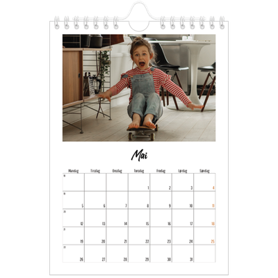 Fotokalender A5 — Boken om meg [kalender-forside]