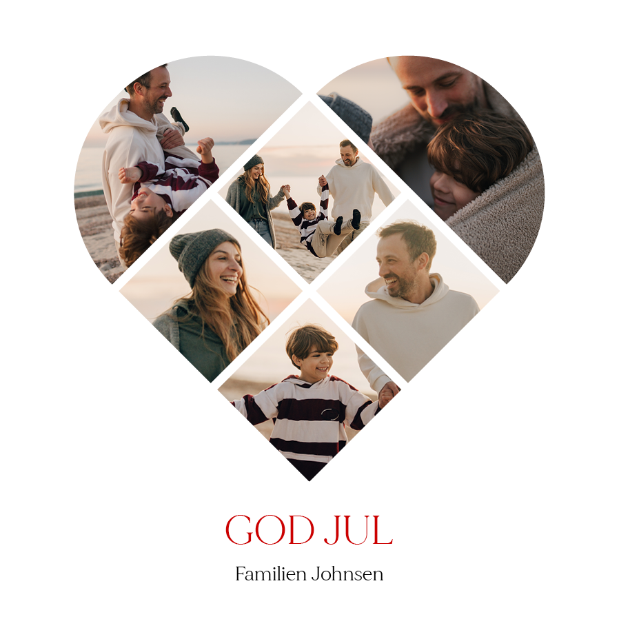 Fotokort — Hjertevarme høytider