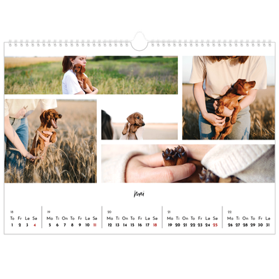Fotokalender A3 — Bildecollage [kalender-forside]